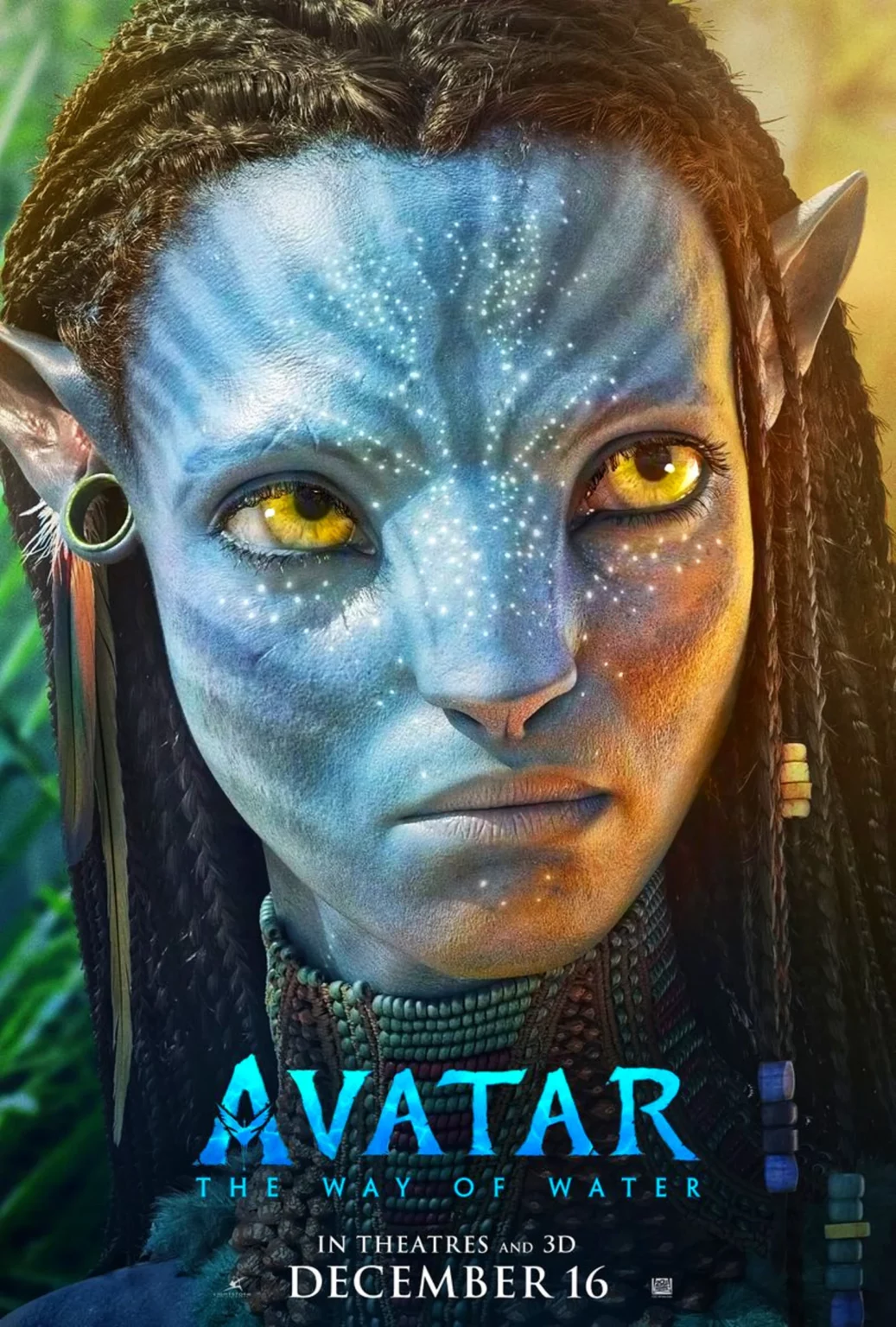 neyteri avatar the way of water movie poster